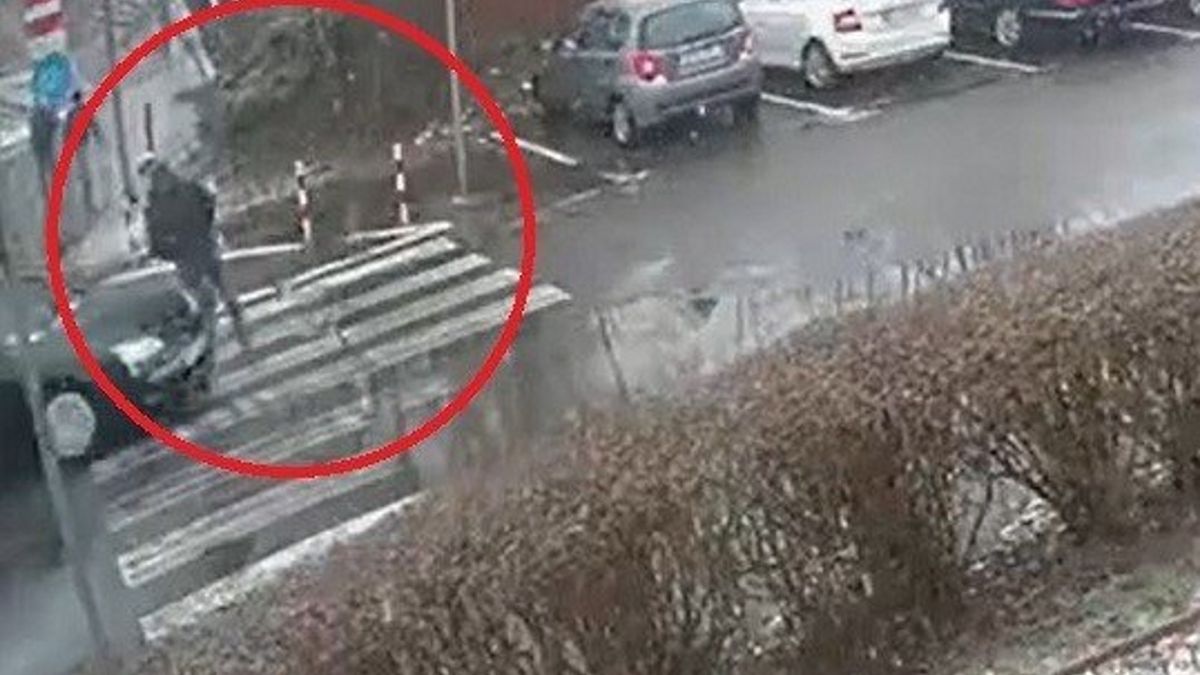 Pieszy został potrącony