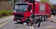 Groźny wypadek w Sobolewie. 17-letni motocyklista ciężko ranny