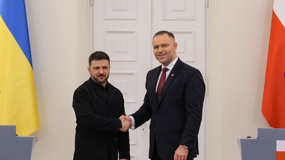 Karol Nawrocki i Wołodymyr Zełenski