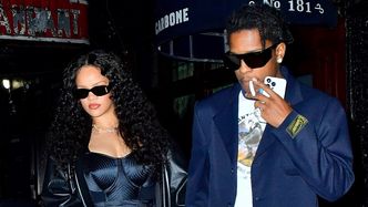 Rihanna skryta za ciemnymi okularami i ASAP Rocky z papierosem (?) MKNĄ NA RANDKĘ (ZDJĘCIA)