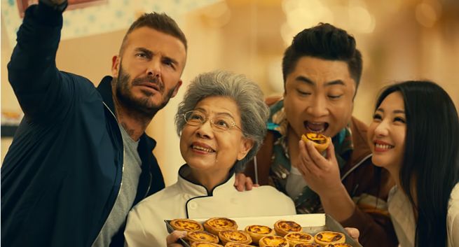 Szalona wycieczka Davida Beckhama w reklamie chińskiego hotelu Sands Resorts Macao