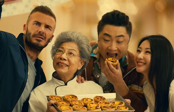 Szalona wycieczka Davida Beckhama w reklamie chińskiego hotelu Sands Resorts Macao