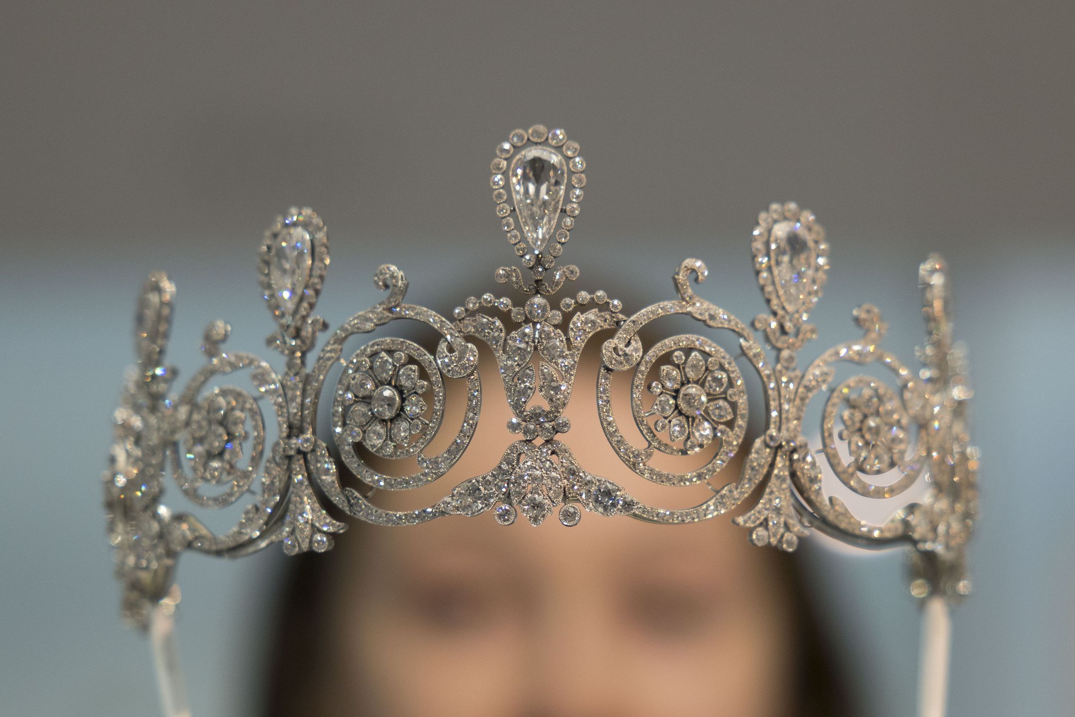 LONDON, ENGLAND - APRIL 9: The Manchester tiara displayed inside the Cartier exhibition at The V&A on April 9, 2025 in London, England. (Photo by Belinda Jiao/Getty Images)
Belinda Jiao