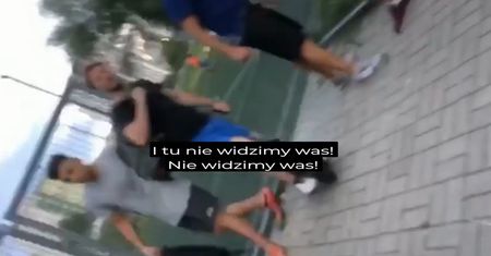 Wideo niesie się po sieci. Polacy przepędzili Ukraińców z boiska