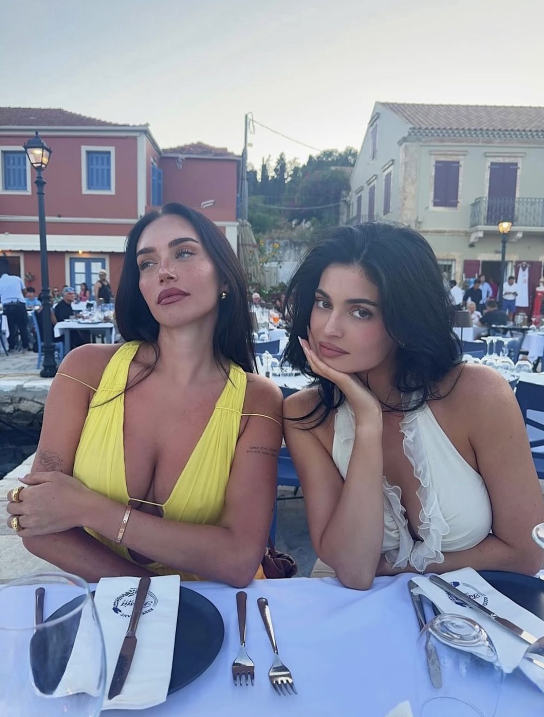 Kylie Jenner w greckiej restauracji