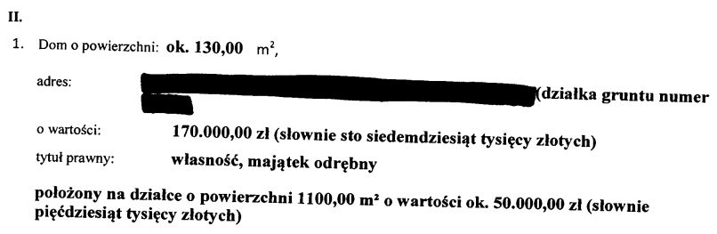 Oświadczenie A. Bąk