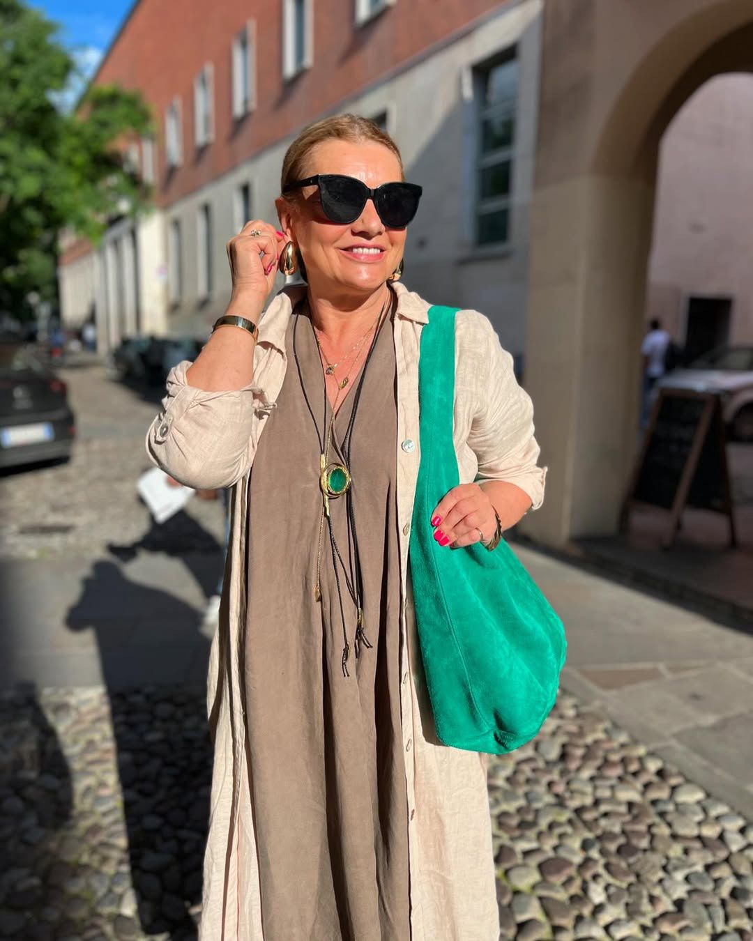 Małgorzata Ostrowska-Królikowska spędziła dzień z wnukami 
