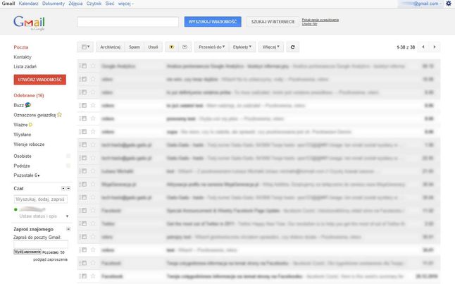 Nowy wygląd Gmaila