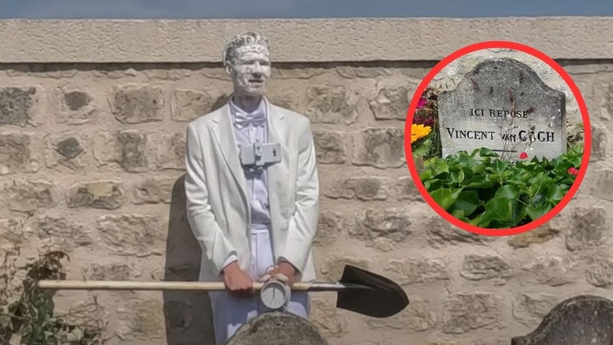 Białoruski aktywista próbował odkopać grób van Gogha