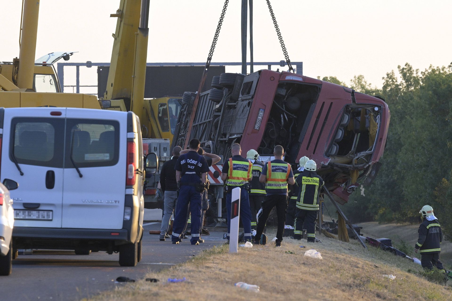 Wypadek polskiego autokaru na Węgrzech. Jest decyzja ws. aresztu dla kierowcy