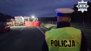 Zawiercie: Tragedia podczas wymiany koła. Nie żyje kierowca ciężarówki