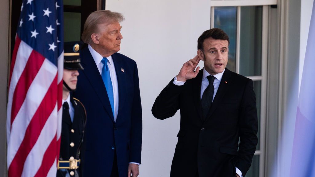 Spotkanie Donalda Trumpa i Emmanuela Macrona w Białym Domu, luty