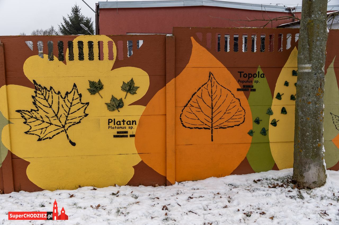 Chodzieskie murale, Chodzież, mural, ceramika, grafika