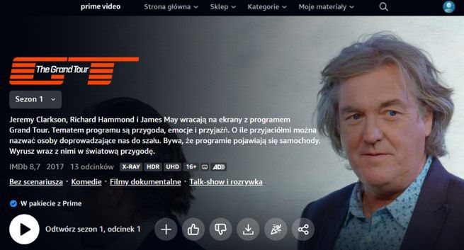 Produkcje Amazon Prime Video w kanałach TVN