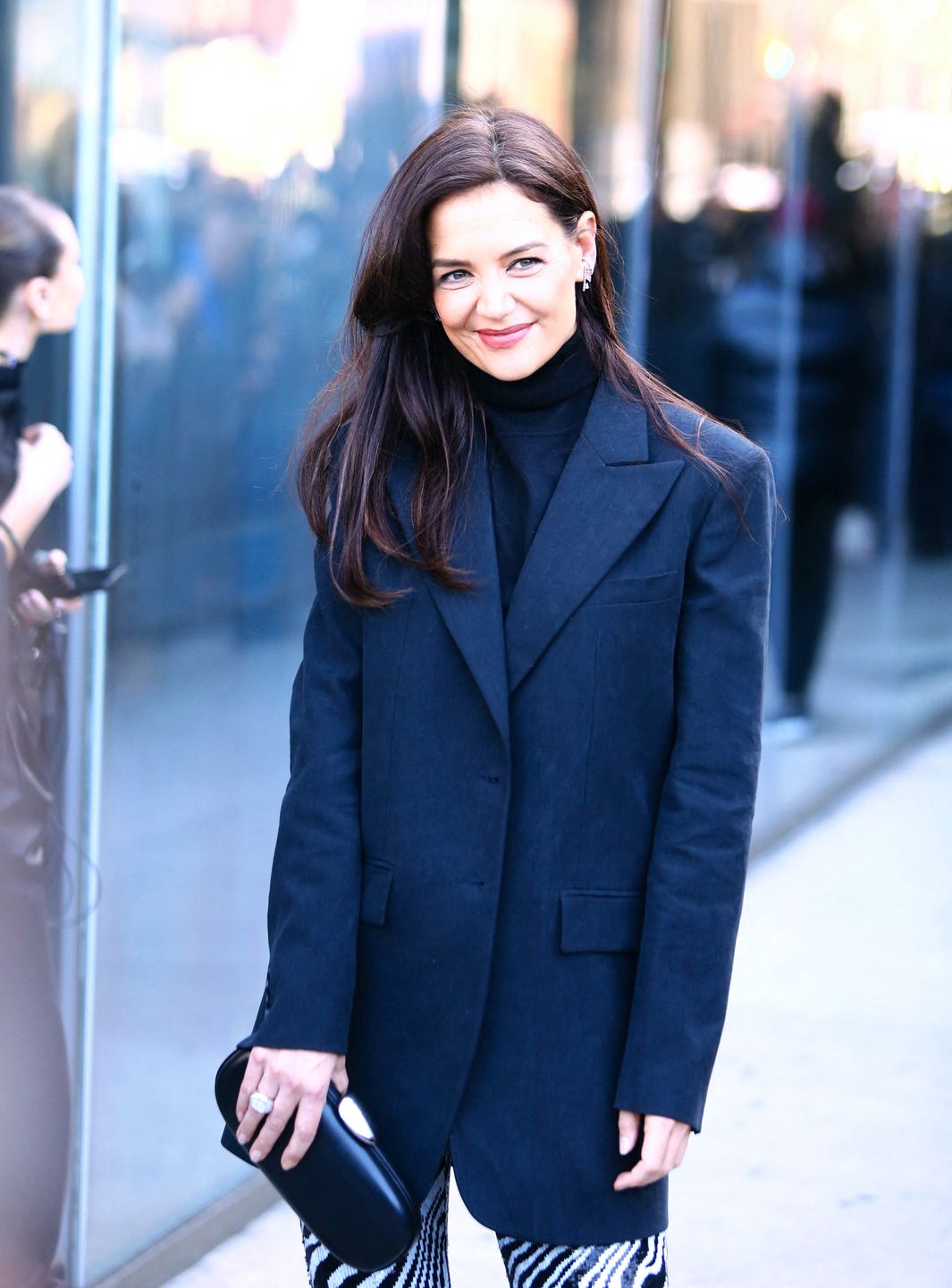 Katie Holmes na nowojorskim Fashion Week