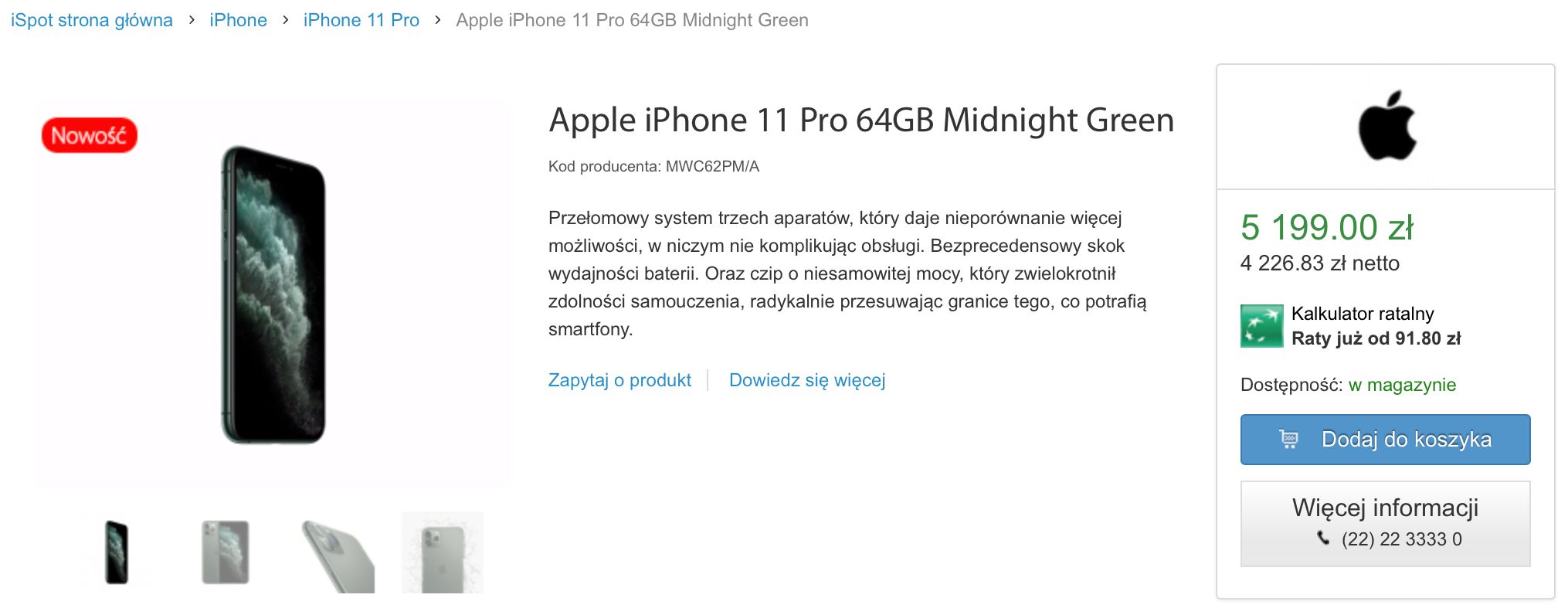 iPhone 11: zrobiłem sobie wycieczkę po Warszawie, by go kupić. Nie kupiłem 3