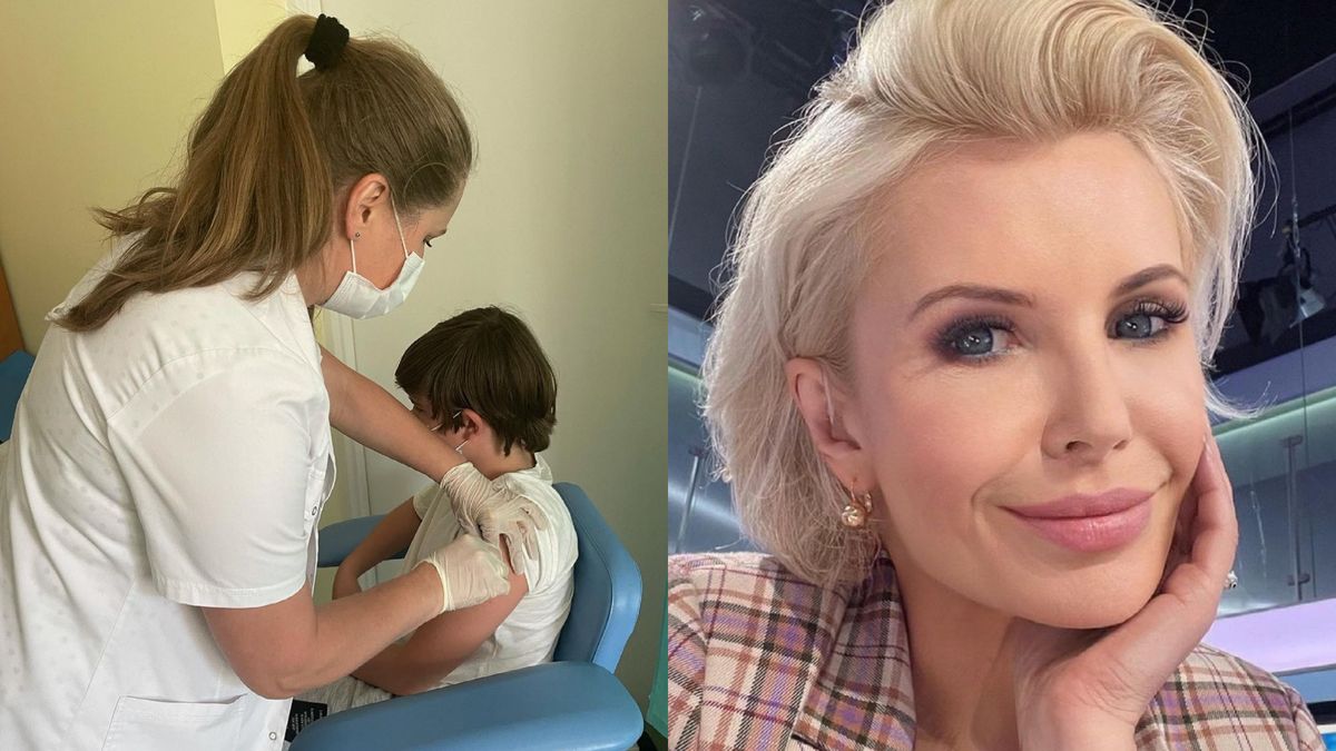 Joanna Racewicz zaszczepiła syna przeciwko COVID-19