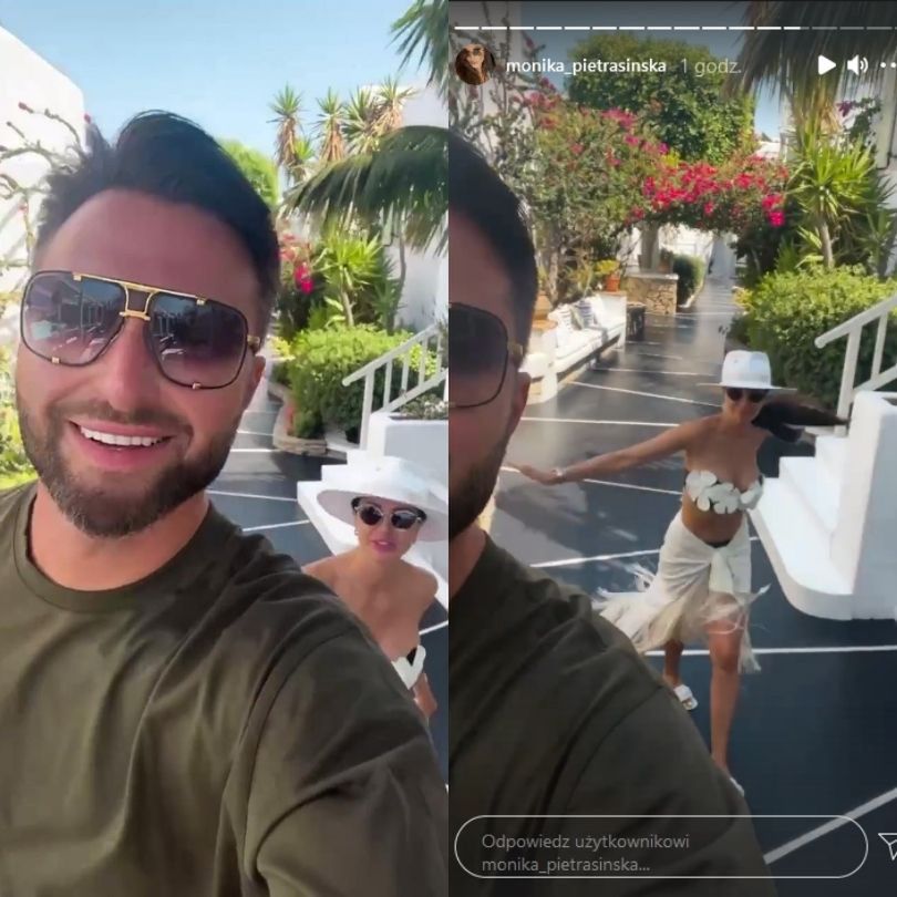 Monika Pietrasińska z mężem wypoczywają na Mykonos