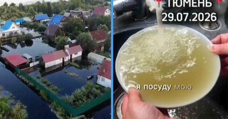 Powódź w Rosji. Mieszkańcy bez świeżej wody. W rzekach znajdują martwe ryby