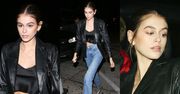 17-letnia Kaia Gerber odsłania brzuch w drodze na rodzinną kolację