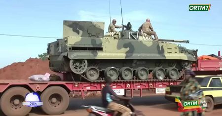 Wypłynął z Bałtyjska koło Królewca. Dostarczył Rosjanom w Afryce sprzęt