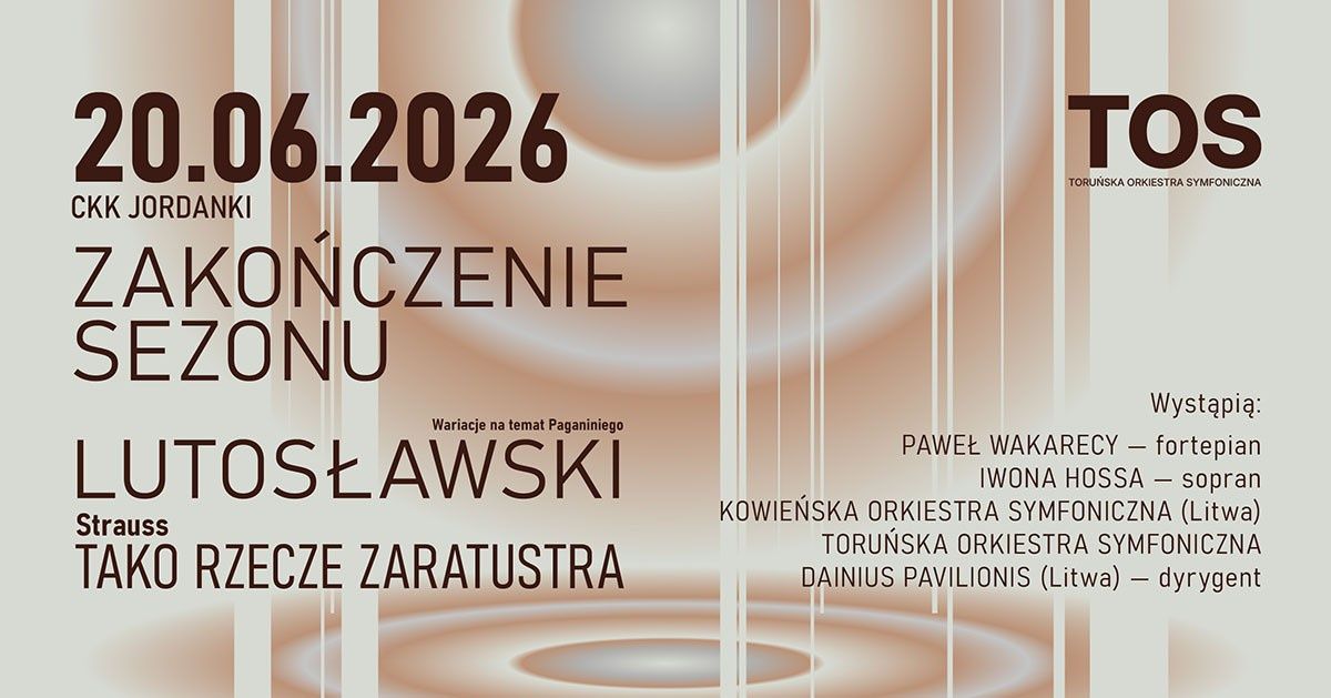 Koncert na zakończenie sezonu