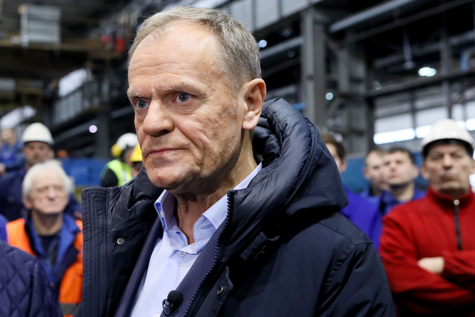 Donald TuskRacib�rz, 20.01.2023. Prewodnicz�cy PO Donald Tusk podczas spotkania z pracownikami firmy Rafako w Raciborzu, 20 bm. (jm) PAP/Zbigniew MeissnerZbigniew Meissnerbriefing, konferencja, PO, rafako, spotkanie, wizyta