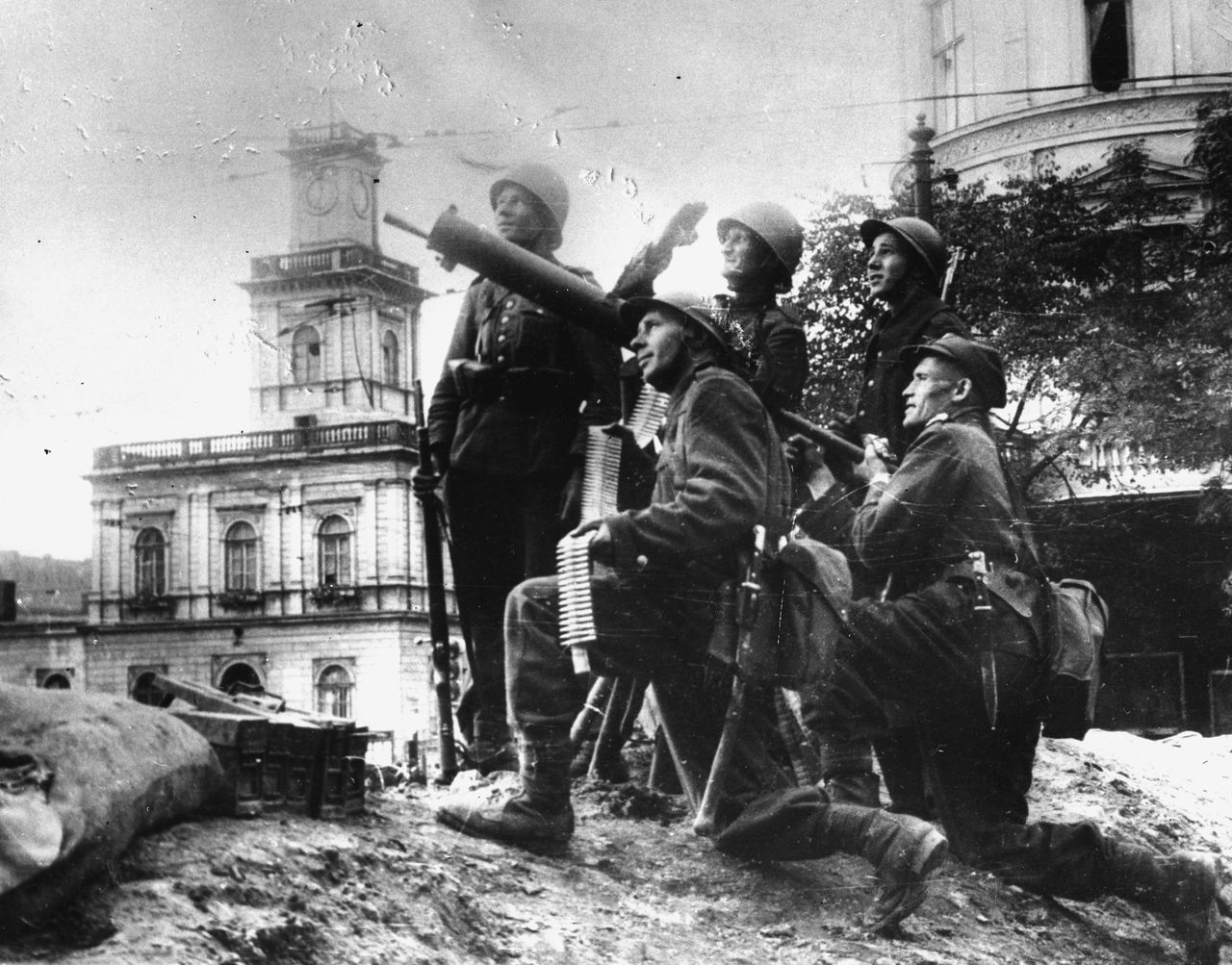 Żołnierze polscy w pierwszych dniach września 1939.