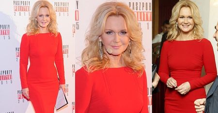 Torbicka w czerwonej sukni na Paszportach Polityki (ZDJĘCIA)