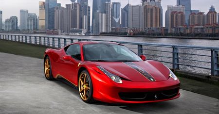 Limitowane Ferrari 458 Italia - wejście Longmy