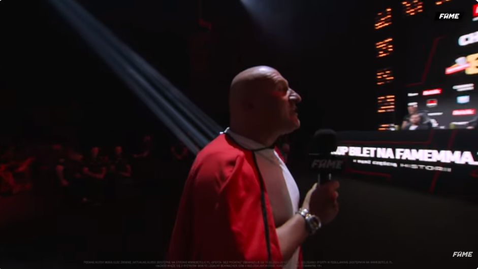 "Interakcja" Najmana i Chajzera na konferencji FAME MMA 22