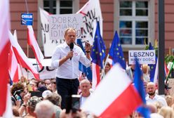 "Ani słowa" Kaczyńskiego o sytuacji w Rosji. Tusk uderza w prezesa PiS we Wrocławiu