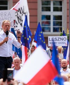 "Ani słowa" Kaczyńskiego o sytuacji w Rosji. Tusk uderza w prezesa PiS we Wrocławiu