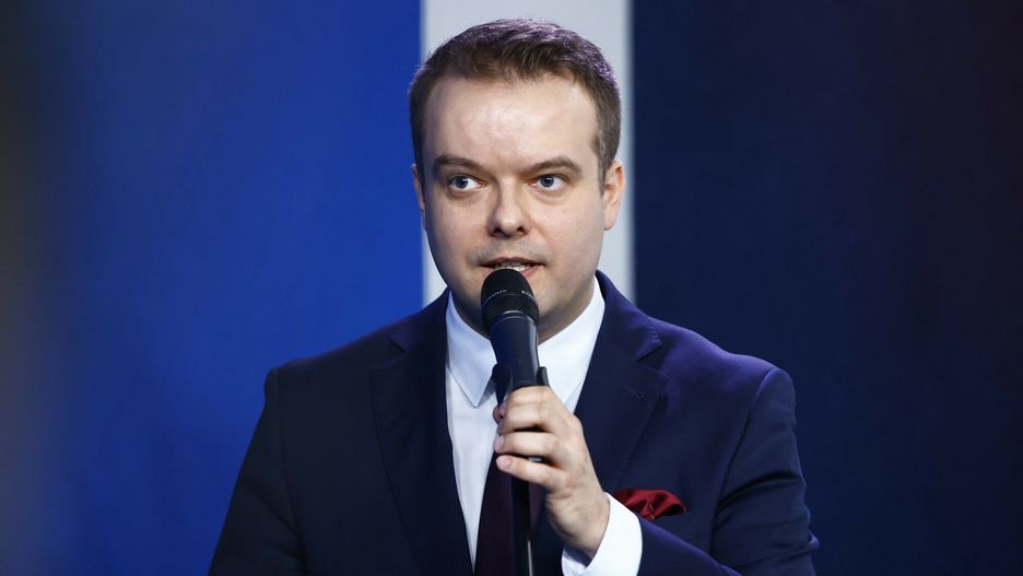 Jaros?aw Kaczy?ski nt. wizyty premiera Tuska w Berlinie
13.02.2024. Warszawa. Wypowiedz Jaroslawa Kaczynskiego i Arkadiusza Mularczyka. Fot. Filip Naumienko/REPORTER 
n/z: Rafal Bochenek
Filip Naumienko/REPORTER