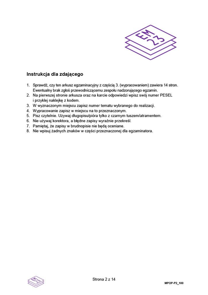 Matura 2024. J. polski. Arkusze CKE dla nowej formuły 2023