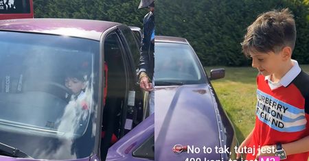 Podekscytowany Krzysztof Rutkowski Junior opowiedział o prezencie za 200 tys. złotych. Już SIADŁ ZA KÓŁKIEM (WIDEO)