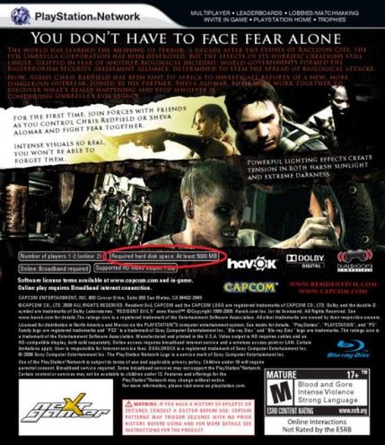 OGROMNA instalacja Resident Evil 5 na PS3 2