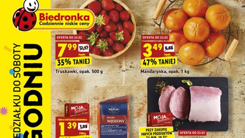 Biedronka gazetka od poniedziałku 21.02