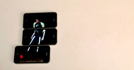 Facet uwięziony w trzech iPhone’ach [wideo]