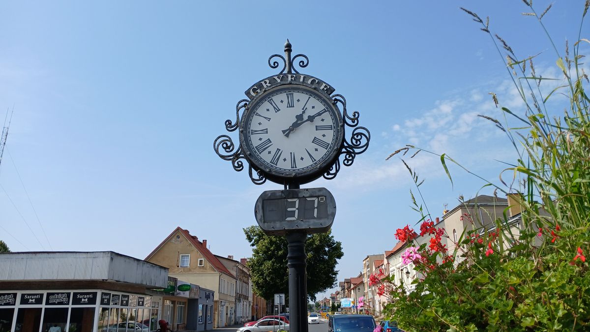 W Gryficach w piątek odnotowano aż 37 stopni Celsjusza w cieniu