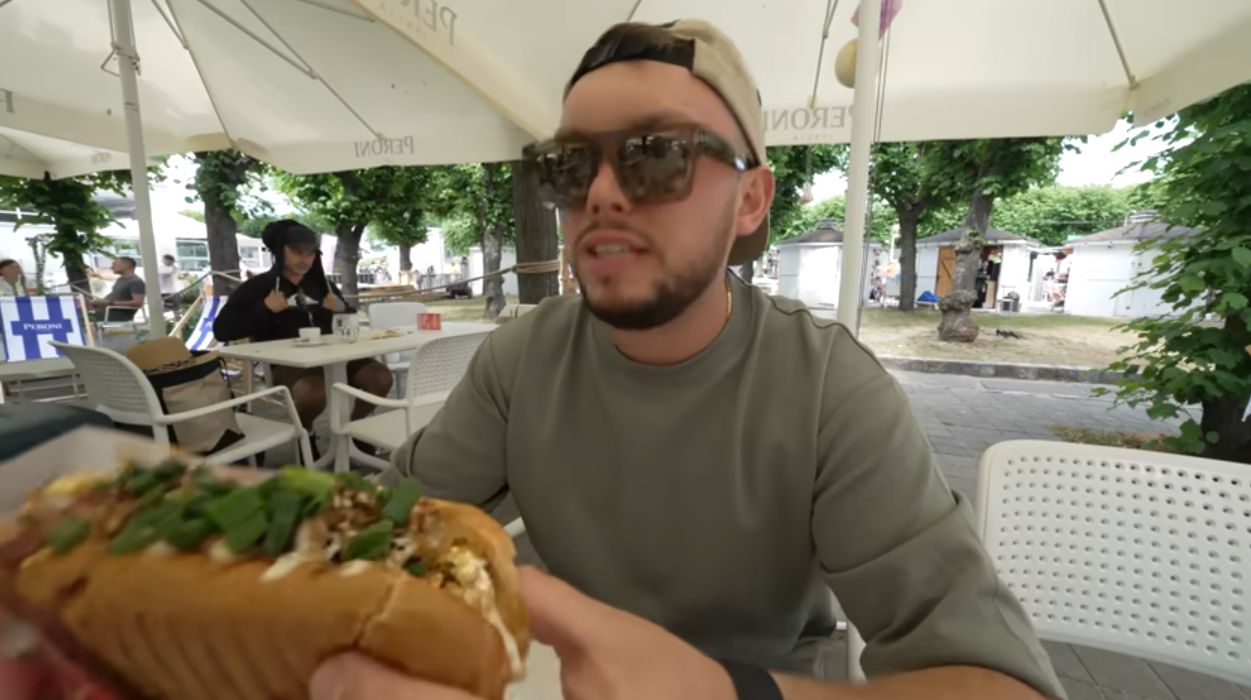 Książulo spróbował najdroższego hot doga w Polsce