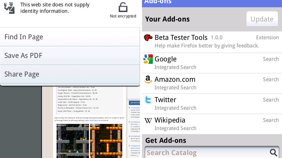 Kolejna beta Firefoxa 4 dla Androida udostępniona 1
