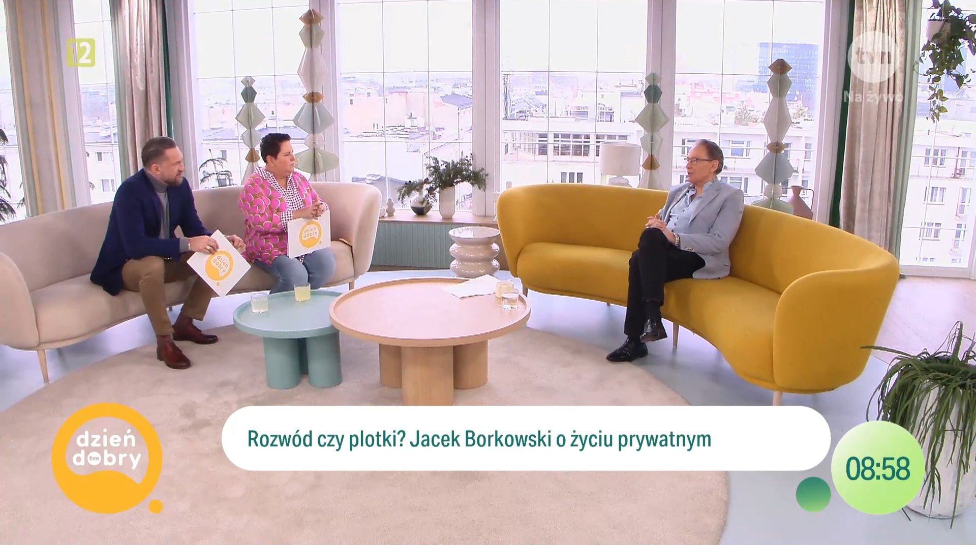 Jacek Borkowski w programie "Dzień Dobry TVN"