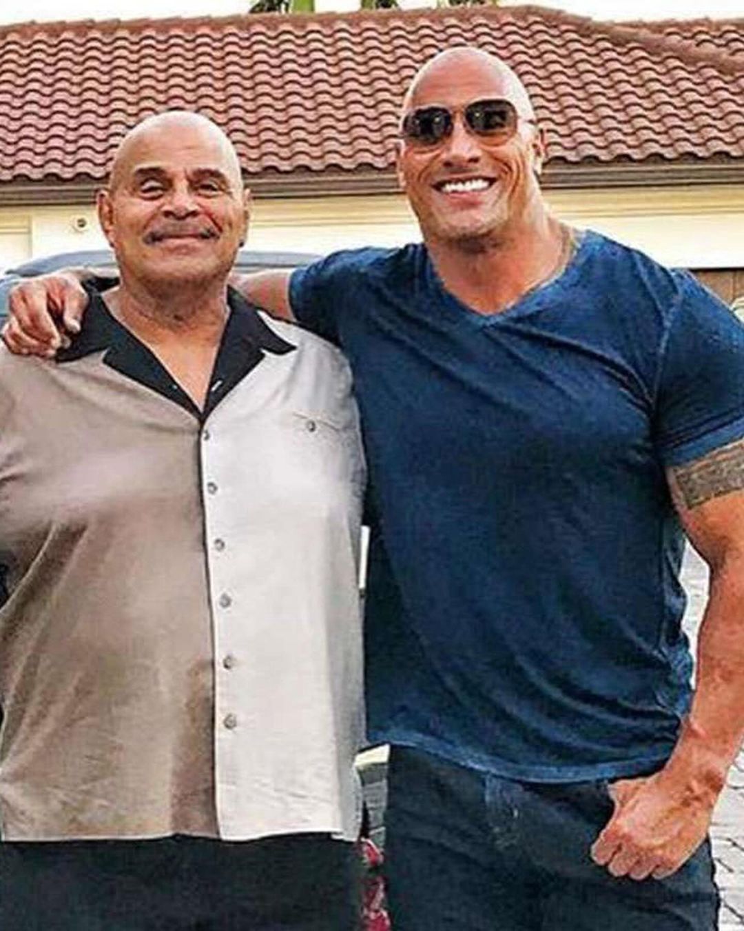 Dwayne Johnson z ojcem