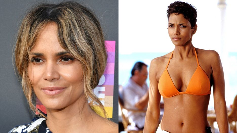 Halle Berry znów zapozowała w pomarańczowym bikini