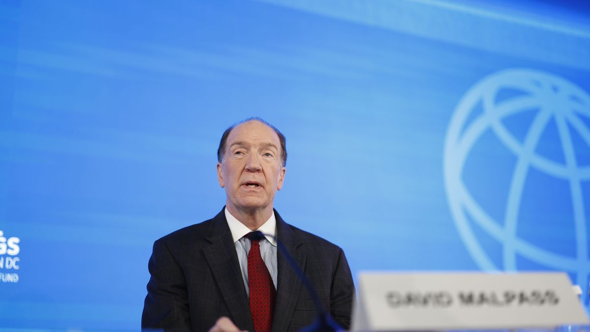 Na zdjęciu David Malpass