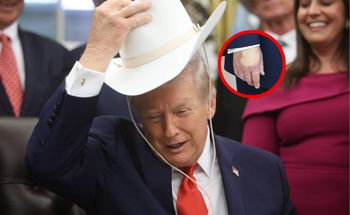 Trump komentuje plotki o swoim zdrowiu. "Mam makijaż"