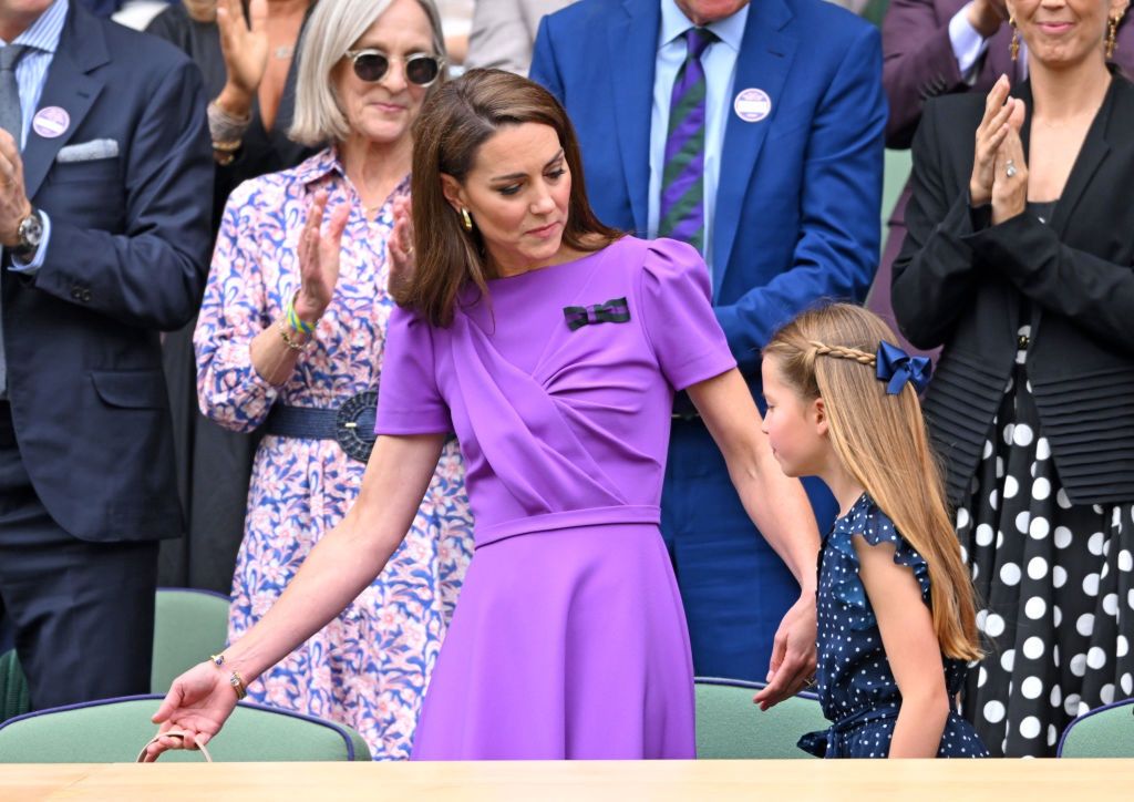 Księżna Kate i Charlotte na Wimbledonie