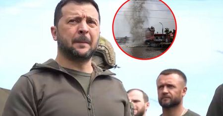 Atak Rosjan nie był przypadkiem? Wcześniej w Chersoniu pojawił się Zełenski