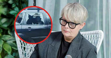 Uszkodzono pięć samochodów medyków na granicy. "Przebito opony, potłuczono szyby". Korwin Piotrowska komentuje
